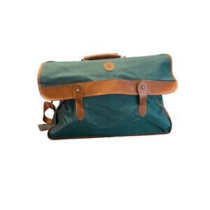 Vintage Polo Ralph Lauren Fragrance Green Duffle Large Luggage Carry On Travel